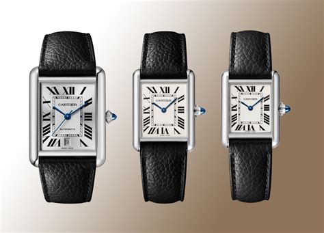 cartier tank strap sizes